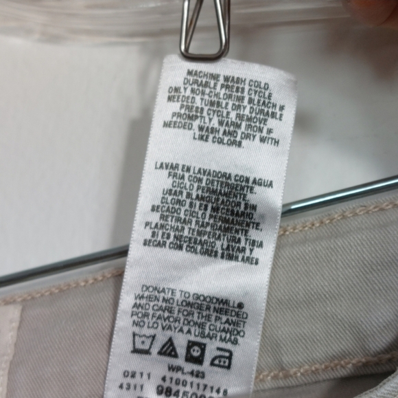 Levi Strauss Signature Beige Low Rise Bootcut Jeans Size 14 - Picture 6 of 12